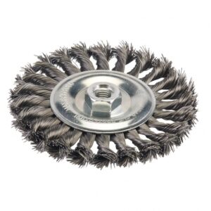 Silverline Twist Knot Wire Wheel 150mm For Angle Grinders 719823