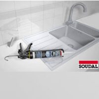 Soudal Fix ALL CRYSTAL SUPER CLEAR Sealant Adhesive Box of 12 thumbnail 4