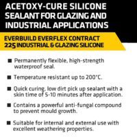 Everbuild 225 Brushed Steel Aluminium Fungicidal Silicone Sealant 225STEEL thumbnail 9