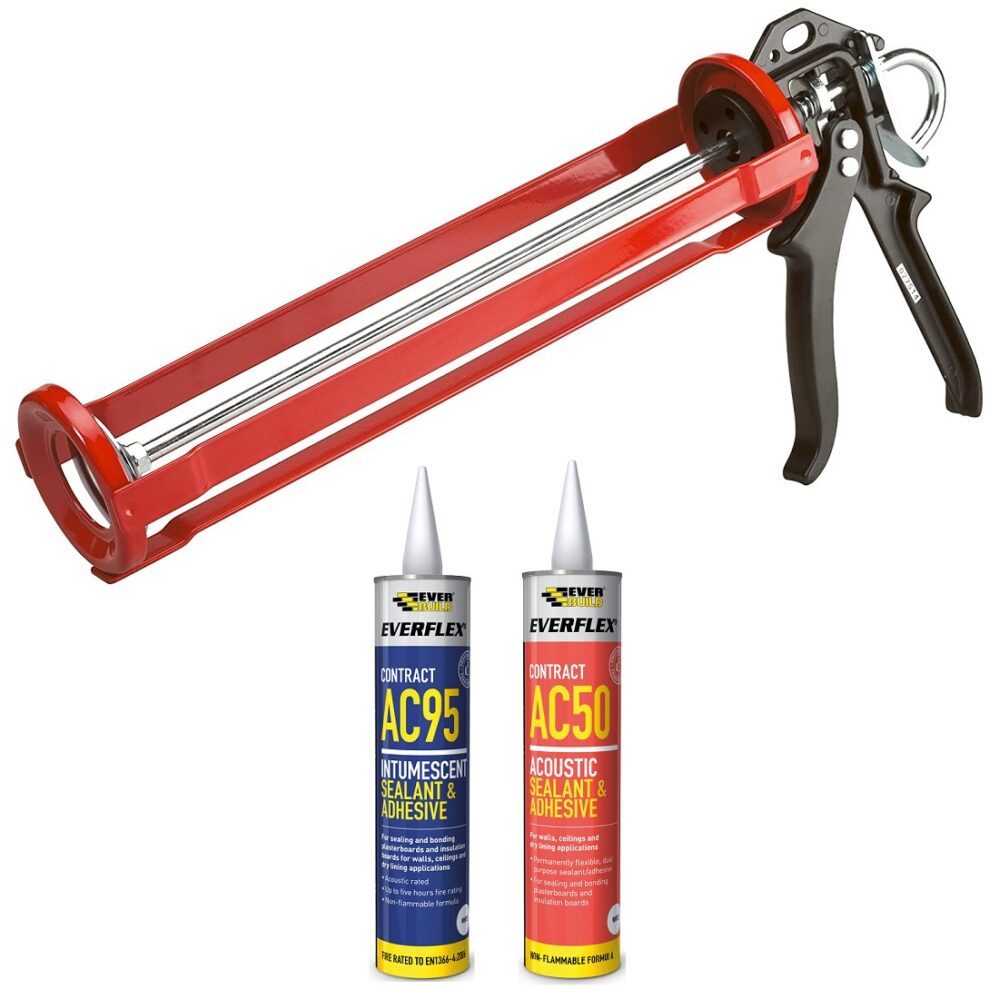 Everbuild PRO 900ml Jumbo Sealant Adhesive Gun SG9