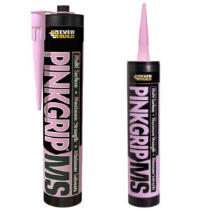 Everbuild Pinkgrip MS Grab Adhesive 290ml PINK GRIP PINKGMSC3