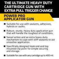Everbuild Power Pro Silicone Sealant Gun SGNEWPOWER thumbnail 1