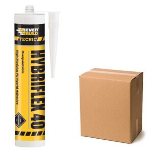 Everbuild Tecnic Hybriflex 40 HM Adhesive Grey HYB40GY Box of 12