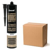 Geocel The Works Pro X Extra Grab Strong Fast Adhesive White Box of 6 thumbnail 3