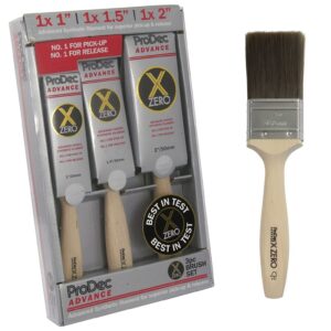 Prodec Advanced X Zero 25mm 38mm 50mm Paint Brush Set ABPT056