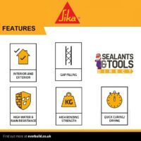 Sika Sikaflex 117 SikaBond AT Metal Force Adhesive Sealant L Grey Box of 12 thumbnail 7